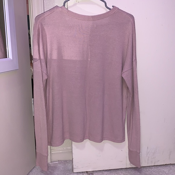 Abercrombie & Fitch Pink Lightweight Sweater - Picture 3 of 6